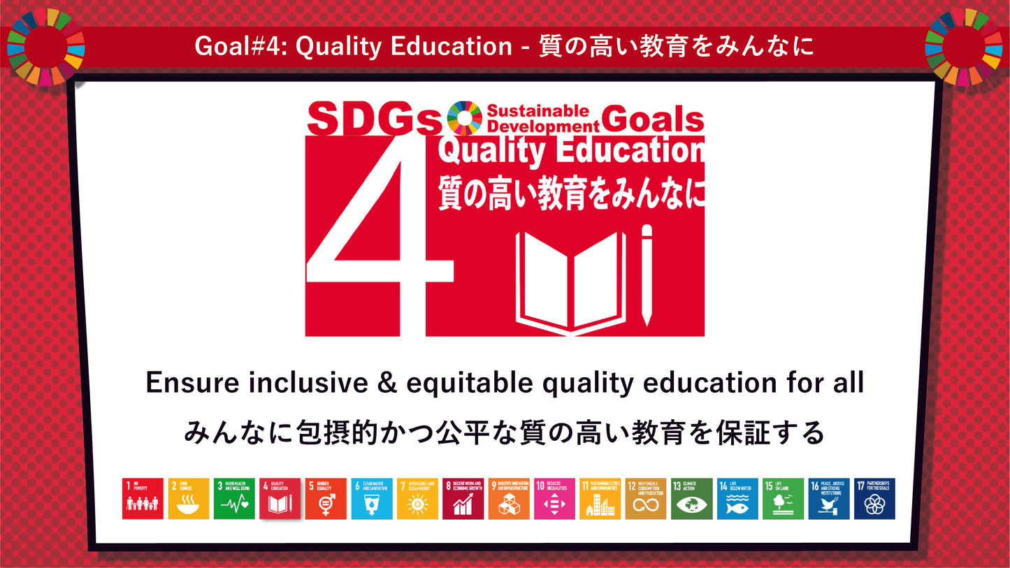 SDGs in Action – Goals 3 & 4 Bundle - SDGs実践キット – 目標3＆4パック
