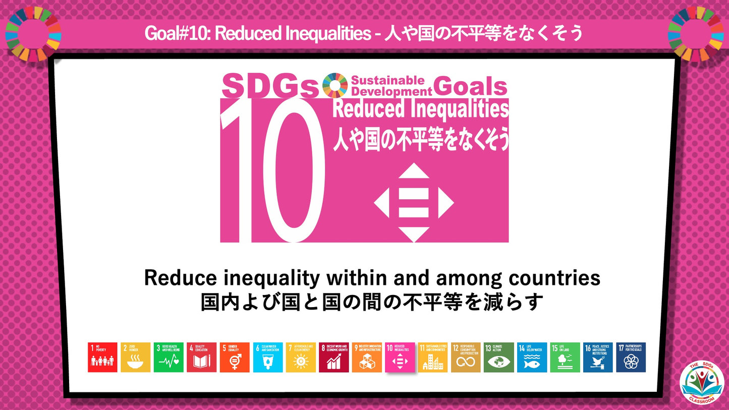 SDGs in Action – Goals 9 & 10 Bundle - SDGs実践キット – 目標9＆10パック