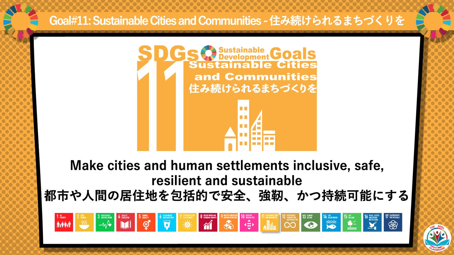 SDGs in Action – Goals 11 & 12 Bundle - SDGs実践キット – 目標11＆12パック