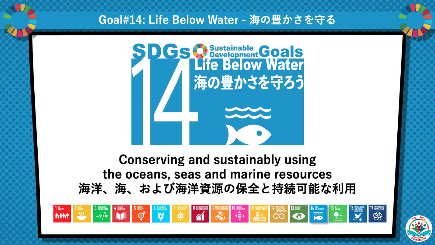 SDGs in Action – Goals 13 & 14 Bundle - SDGs実践キット – 目標13＆14パック